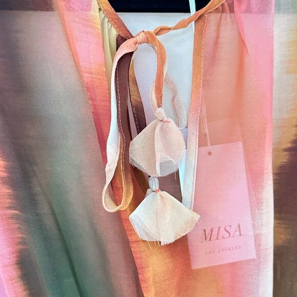 Misa Los Angeles Poppy Midi Dress in Jaipur Ombre | Size S - Picture 8 of 9